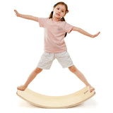 Wooden Wobble Balance Board Kids with Felt Layer