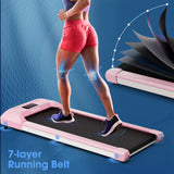 2.25 HP Walking Pad Treadmills with LED Display and Remote Control