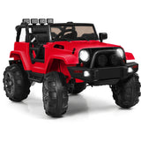 12V Electric Ride On Truck with Parental Remote Control and LED Lights