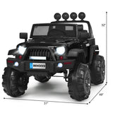 12V Kids Ride On Car with Remote Control and Double Magnetic Door
