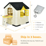 Kid¡¯s Playhouse Pretend Toy House For Boys and Girls 7 Pieces Toy Set