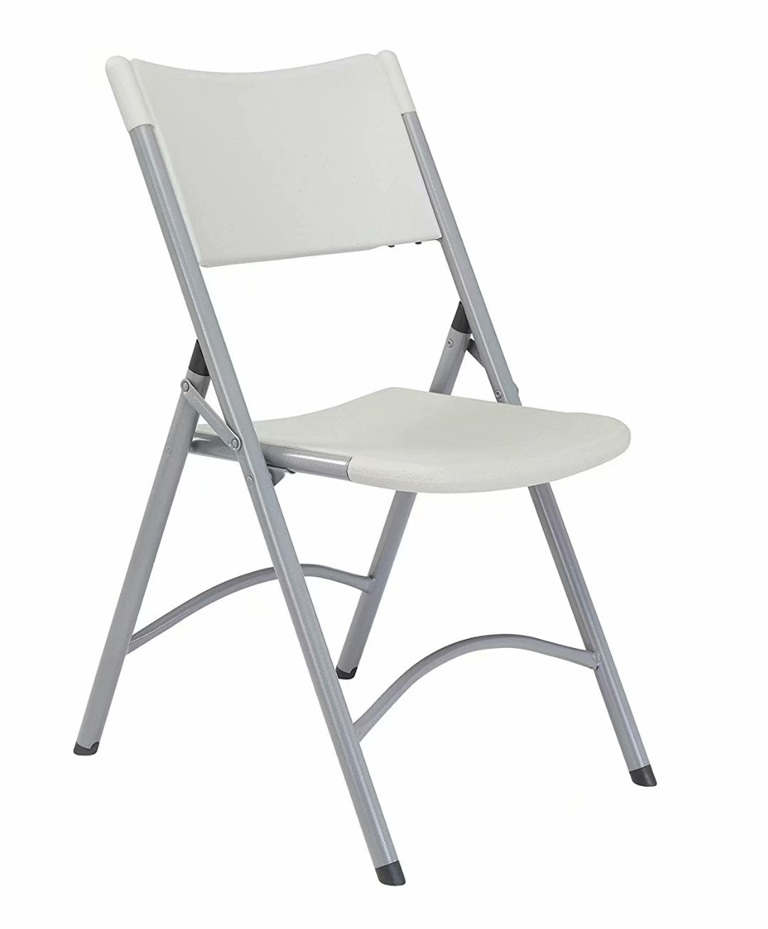 Heavy Duty Plastic Folding Chair, Speckled Grey