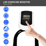 Adjustable Exercise Bike Bicycle Cycling Cardio Fitness LCD w/ 22lb Flywheel