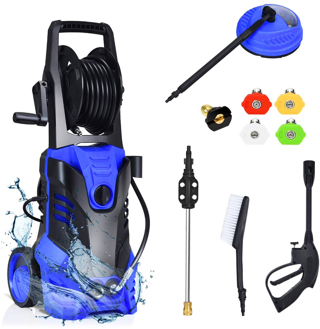 3000 Maximum PSI 2 GPM 13 Amp Cold Water Electric Pressure Washer with 5 Nozzles