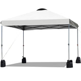 10 ft. x 10 ft. White Instant Canopy Pop Up Tent
