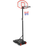 Portable Adjustable Basketball Hoop System Stand with Wheels