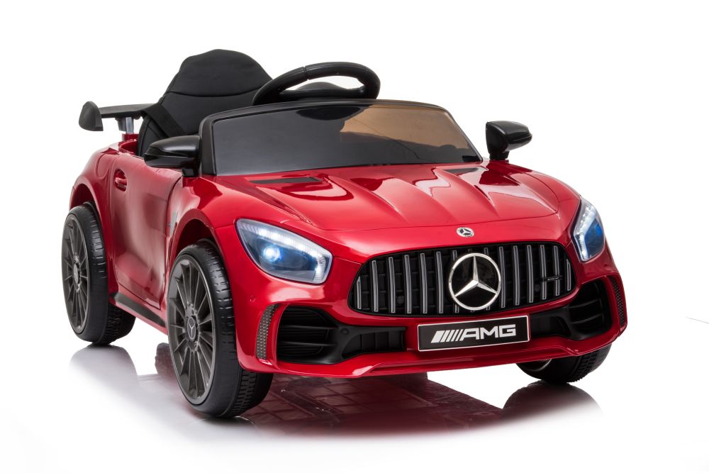SKONYON Kids Ride on Car w/ Remote Control 12V Licensed Mercedes Benz Electric Vehicle with 2 Powerful Motors, LED Lights MP3 Music Horn, Red