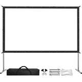 100 in. Portable Projection Screen with Carry Bag