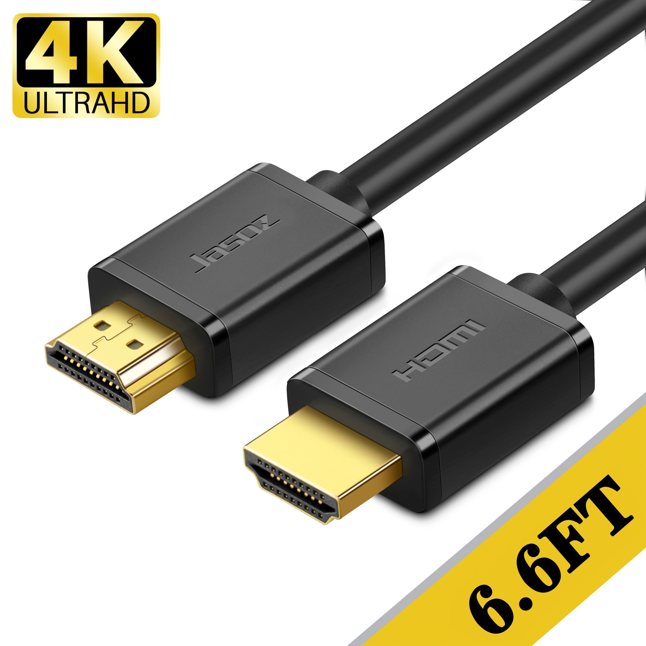 4K HDMI Cable 6.6ft, Gold-plated Connectors High Speed HDMI 2.0 – Skonyon