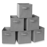 SUGIFT Collapsible Fabric Cube Storage Bins Cloth Baskets£¬Set of 6