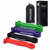 SKONYON Pull Up Assist Bands, Resistance Bands Set, Workout Bands, Heavy Duty Exercise Bands for Body Stretching, Powerlifting
