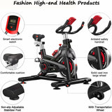 SKONYON Exercise Bike Indoor Cycling Bike Home Fitness Cardio Exercise with LCD Display