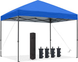 Pop Up Canopy 10x10 Commercial Instant Shelter Outdoor Canopy Tent(Royal Blue)