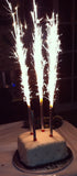 Sparkling Party Candles, 8 Ct, Sparklers 4 gold and 4 Silver, Cake Candles