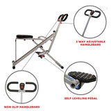 SKONYON Squat Auxiliary Training Device, Can Tighten the Abdomen, Exercise the Waist, Buttocks, Thighs and Legs, Gray