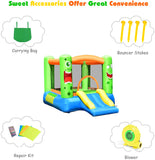 Multi-Color Bounce House with Carry Case and Blower