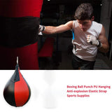 SKONYON Boxing Pear Shape PU Speed Ball Swivel Punch Bag Punching Exercise Speedball Speed Bag Punch Fitness Training Ball