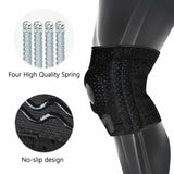 Knee Brace for Men & Women Adjustable Knee Support Injury Recovery Pain Relief Comfort Neoprene Knee Wrap for Weightlifting Running (One Size)
