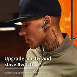 Wireless Earbuds Headset Bluetooth 5.0 Headphones IPX5 Waterproof in-Ear Sport Earphones with Mic for Running Gym Workout Black