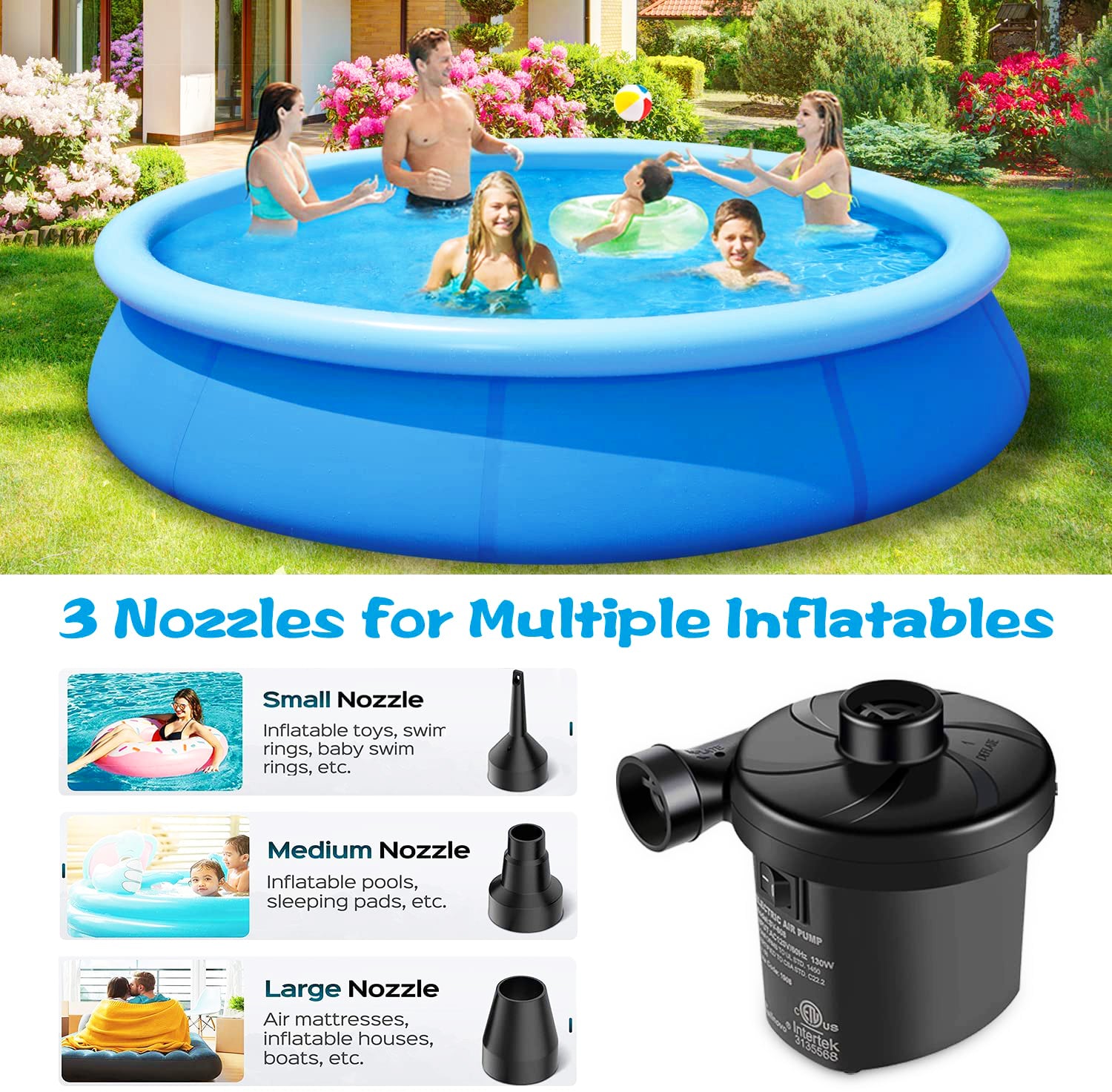 12 foot store inflatable pool