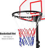 Portable Adjustable Basketball Hoop System Stand with Wheels