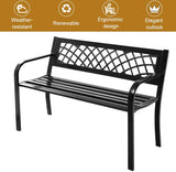 Metal Outdoor Patio Bench