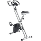 Folding Exercise Bike Magnetic Stationary Folding Indoor Cycling Bike with Adjustable Resistance & LCD Monitor & Pulse Sensor for Home Maximum
