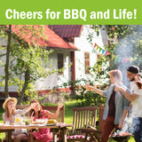 Classic Charcoal Grill in Black with Offset Smoker