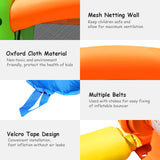 Multi-Color Bounce House with Carry Case and Blower