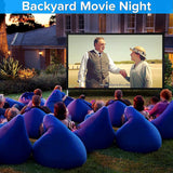 100 in. Portable Projection Screen with Carry Bag