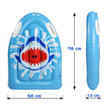 SKONYONInflatable Surfboard Inflatable Floating Lounge Swim Pool Beach Chair Float Lounger Raft Water Bed