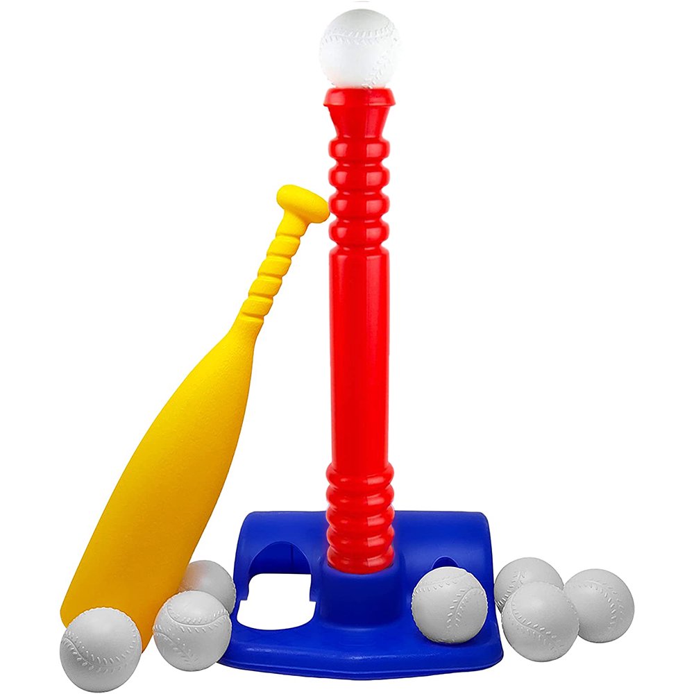 Baseball Raphael Toy SUGIFT Children Baseball Toy, TotSports T Ball Set with 8 Toy Balls ...