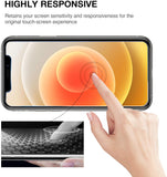3 Pack Screen protector compatible for iPhone 12 and iPhone 12 pro 6.1 inch - Tempered Glass screen protector film