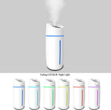 SKONYONPortable Mini Humidifier for Travel and Small Room with Breathing Color LED Night Lights, Auto Shut-Off (White)