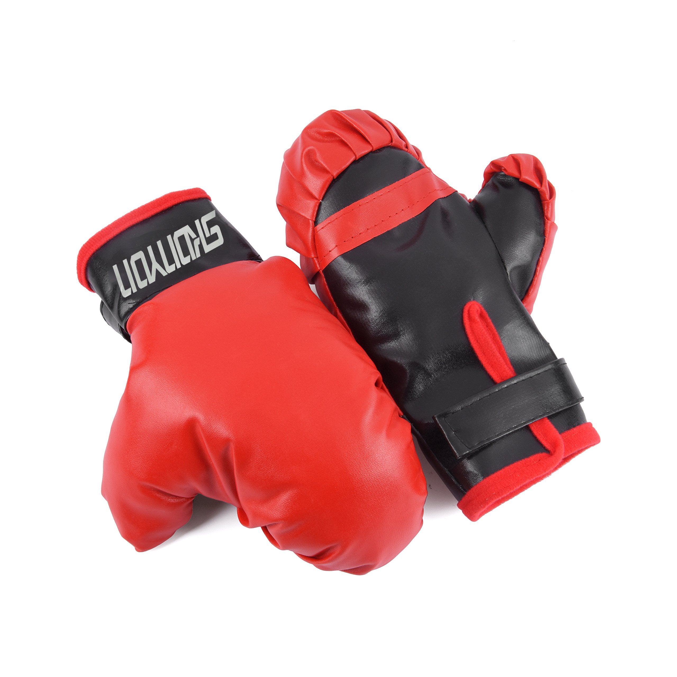 SKONYON Kids Punching Bag Adjustable Stand Boxing Gloves Boxing Set