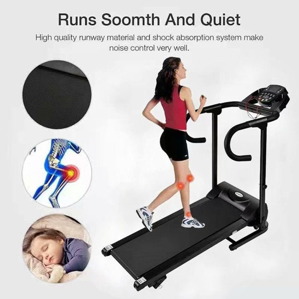 Home Fitness Treadmill Foldable Electric Support Motorized Power Running Treadmill