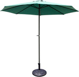 43 lbs. Resin Patio Umbrella Base in Antique Bronze
