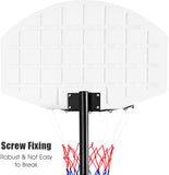 Portable Adjustable Basketball Hoop System Stand with Wheels