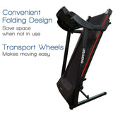 Multi-Functional LED Display Electric Folding Treadmill for Home Use, Easy To Assemble, Compact Treadmill With Cup Holder