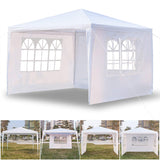 SKONYON Patio Tent 10'x10' Party Tent with 3 Removable Side Walls