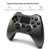 SKONYON Wireless Game Controller PS4 Bluetooth Gamepad with Touch Panel