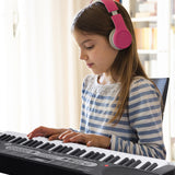 SKONYON 61 Key Piano Keyboard Set Portable Electric Keyboard with Headphone, Stand, Stool & Power Supply