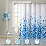 Geometric Fabric Shower Curtains for Bathroom Showers, Stalls and Bathtubs, Machine Washable