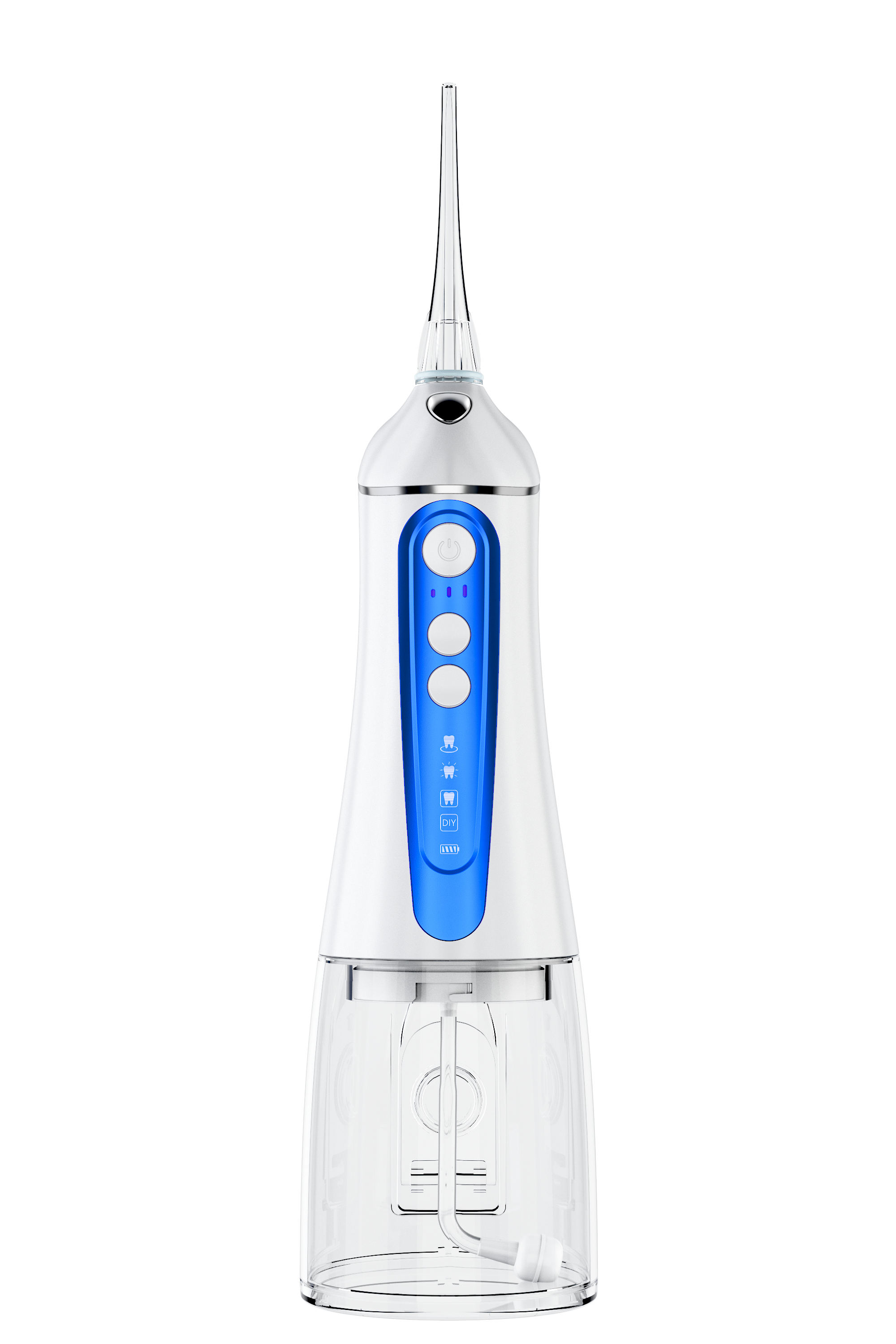 Water Flosser for Teeth 320ML Water Flossers Dental Oral Irrigator with DIY Mode 4 Jet Tips, IPX7 Waterproof,Portable for Home&Travel