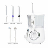 Water Flosser Oral Irrigator with 10 Adjustable Water Jet Pressures, 800ml Capacity and 5 Multiuse Tips