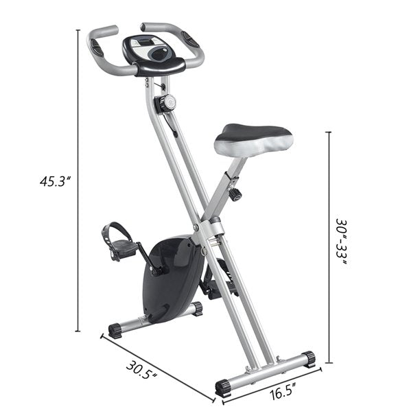 Exerpeutic folding exercise online bike stationary bicycle