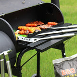 Grill Outdoor BBQ Grill Charcoal Barbecue Pit Patio Backyard Meat Cooker Smoker