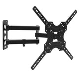TV Wall Mount 17"-55" Corner Full Motion Articulating TV Wall Mount Bracket, Black