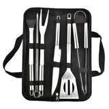 SUGIFT Grilling Accessories BBQ Tools Set, 9 Piece Stainless Steel Grill Kit with Case, Great Barbecue Utensil Tool for Men, Women, Dad