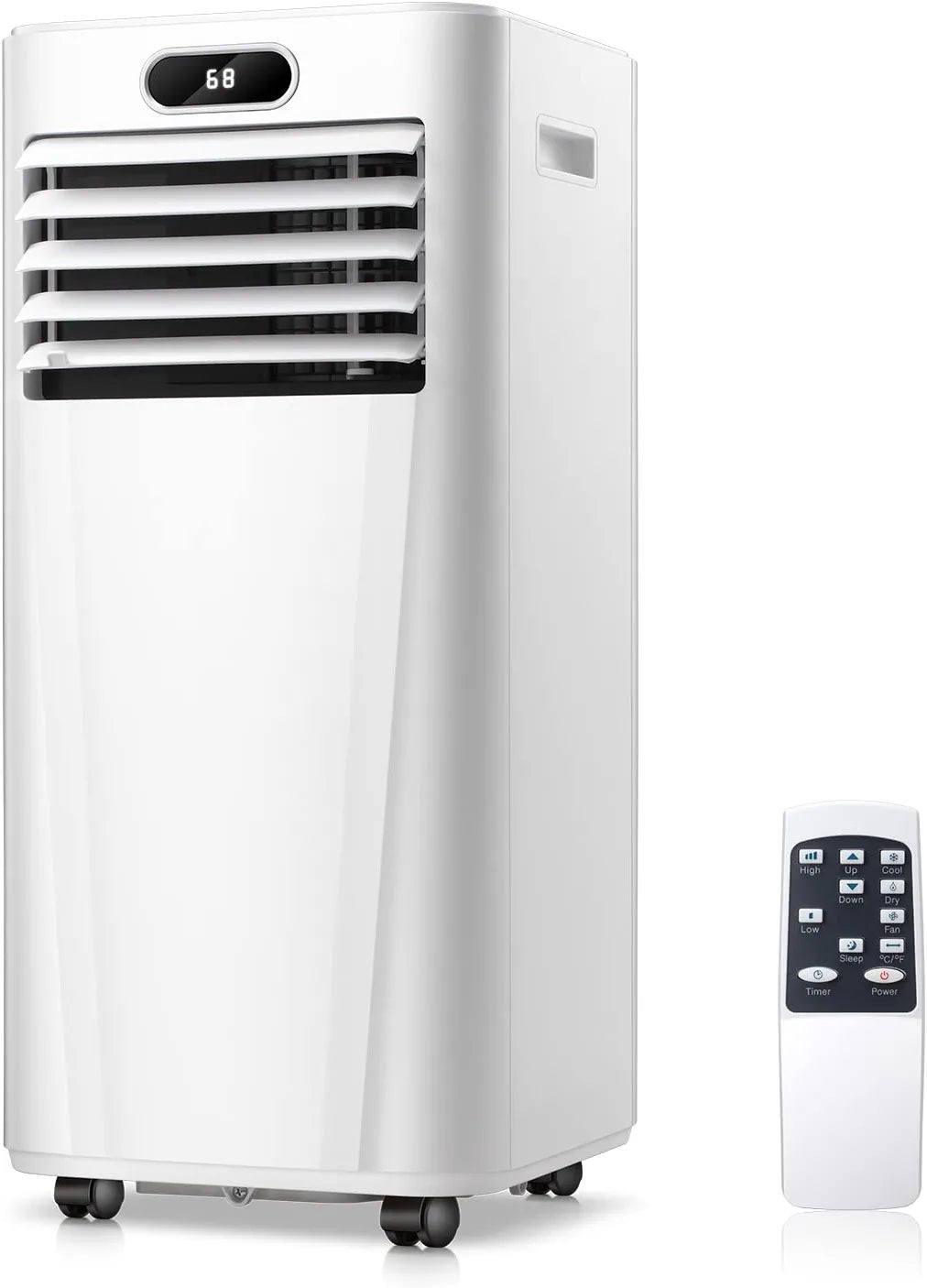10000 BTU Portable Air Conditioner with Remote Control Cool to 400 square feet. Touch Screen, Portable AC Unit with Cooling, Dehumidifier, Fan 3-in-1